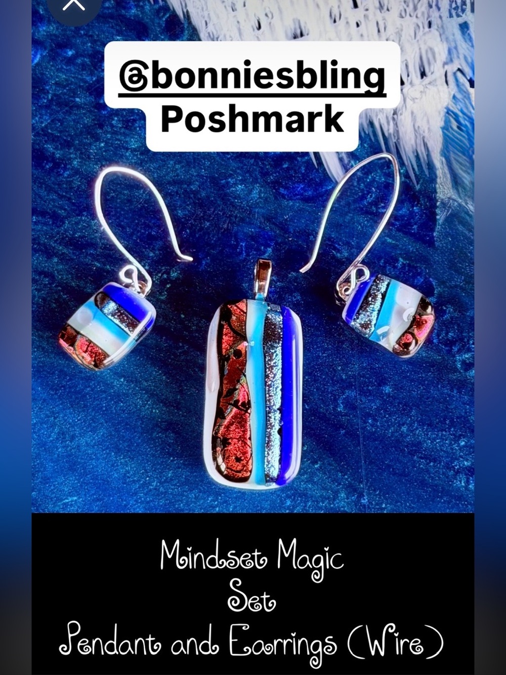 Bonnie’s Bling One of a Kind Fused Glass Jewelry and Accessories to Wear.